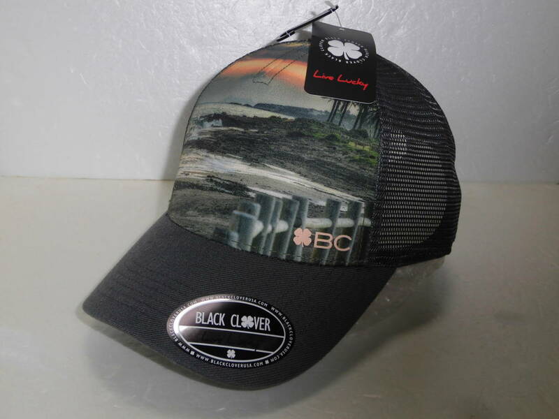 定価5500円 未使用 正規品 ブラッククローバー メッシュ キャップ 帽子BLACK CLOVER Live Lucky SHORELINE #5 ゴルフ