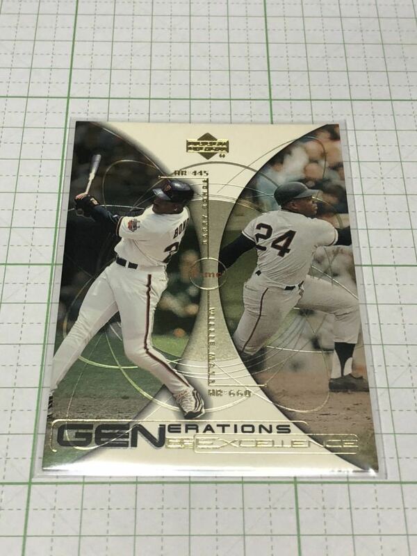 2000 UPPER DECK HITTER’S CLUB インサートカード　GE4 Barry Bonds（バリー・ボンズ）