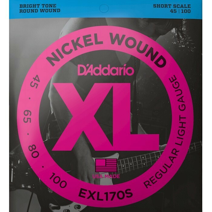 D'Addario EXL170S Nickel Wound 045-100 Short Scale ダダリオ ベース弦