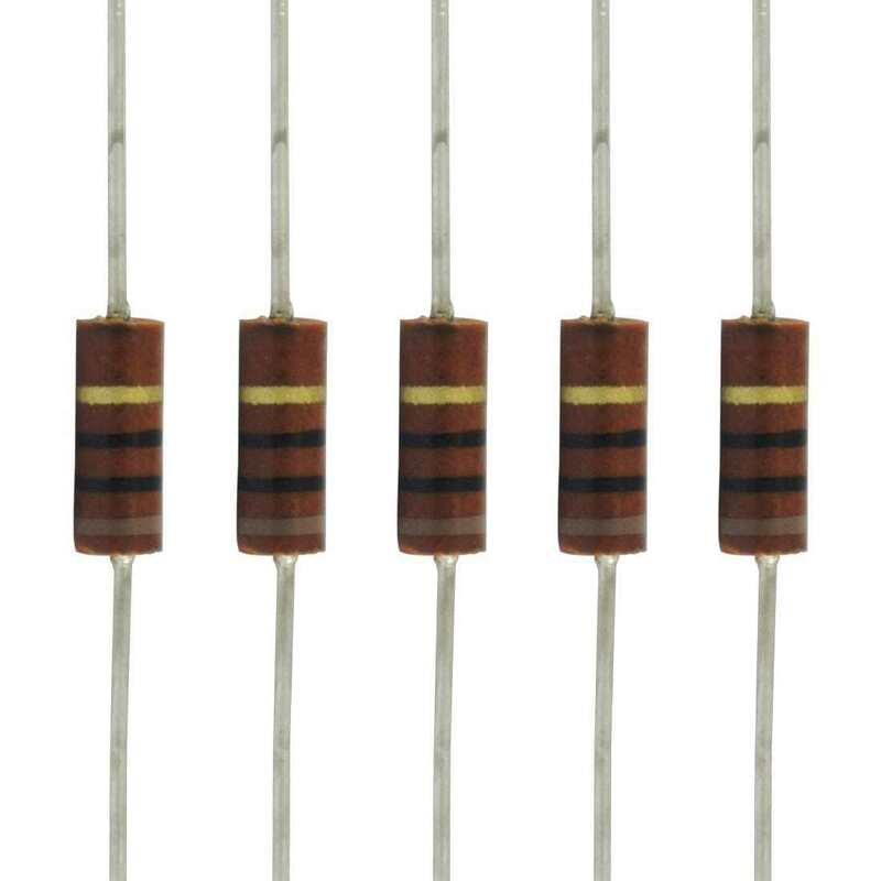 抵抗 Resistors - 0.5 Watt, Carbon Composition、10 kΩ (5) [送料170円から 同梱可]