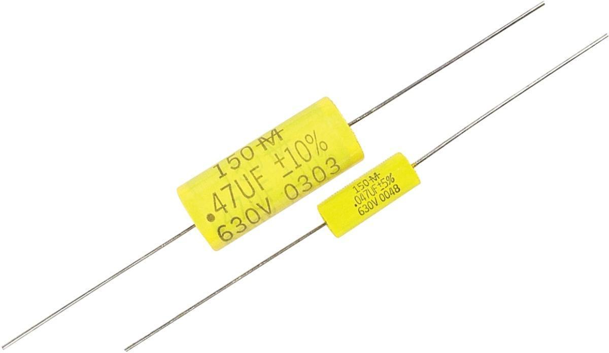 コンデンサ Capacitor - Mallory, 630V, 150s, Axial Lead, .0022 uF, 222 許容範囲 ＝C 0.25% [送料170円から 同梱可]