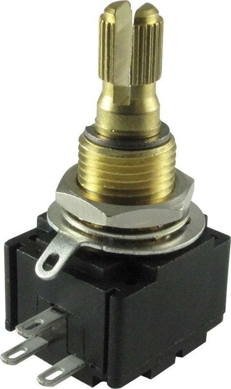 ポット Potentiometer - Bourns, Linear, Knurled Shaft, square, 300 kΩ [送料170円から 同梱可]