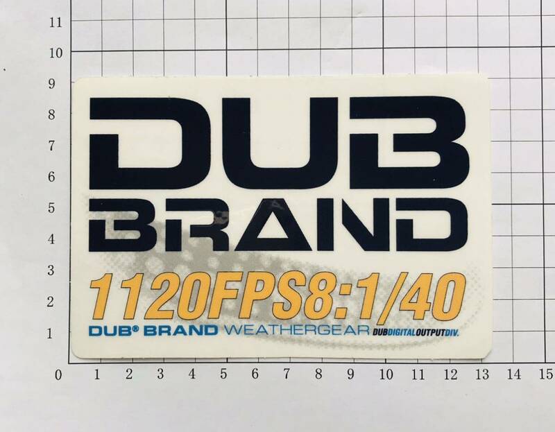 DUB BRAND WEATHER GEAR RARE ステッカー ダブ ブランド ウェザーギア レア ステッカー3