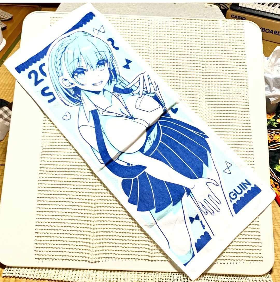アイちゃん フェイスタオル （アサヒナヒカゲ） C96 （アカペンギン） 【月曜日のたわわ】