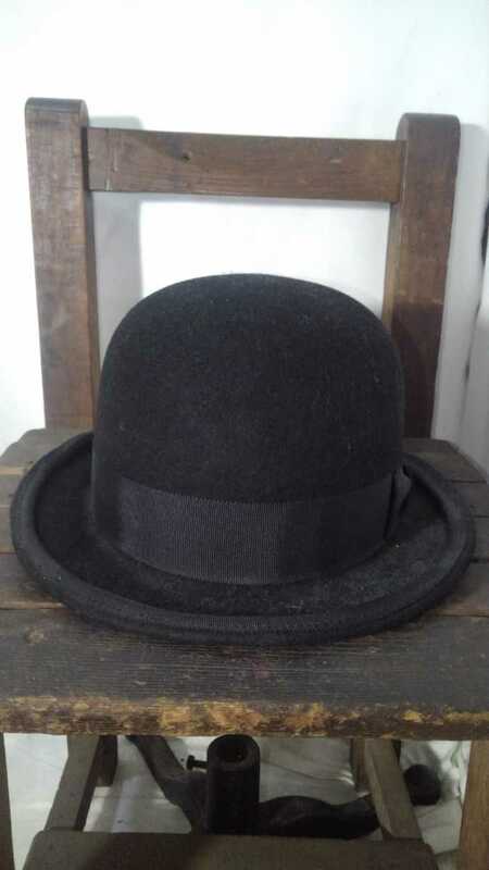 EDHAT TOKYO bowler hat made in japan　エドハット　トウキョウ　ボーラーハット　日本製　ビンテージ