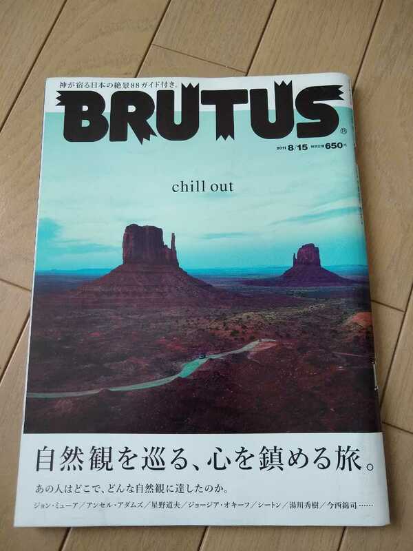 ▼ BRUTUS 2011年 714 chill out 自然観を巡る、心を鎮める旅 チルアウト 送料無料②mr