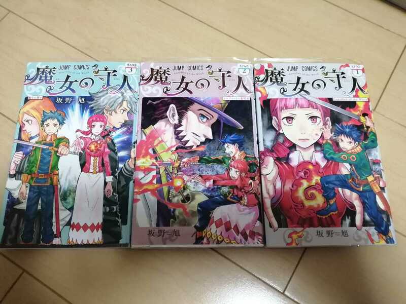 中古古本：魔女の守人　全３巻　レンタル版