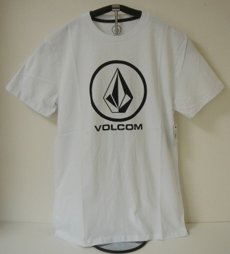 VOLCOM ボルコム AF511800WHT メンズ Mサイズ 半袖Tシャツ シンプルなロゴティー LogoTee ホワイト 白色 ヴォルコム 新品 即決 送料無料
