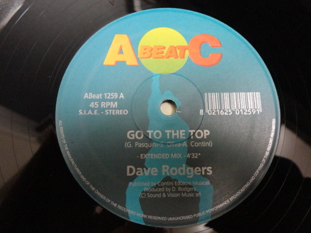 Dave Rodgers - Go To The Top オリジナル原盤 12 深夜の高速をブッ飛ばせ！スーパーユーロビート Kingdom Of Rock 収録　視聴