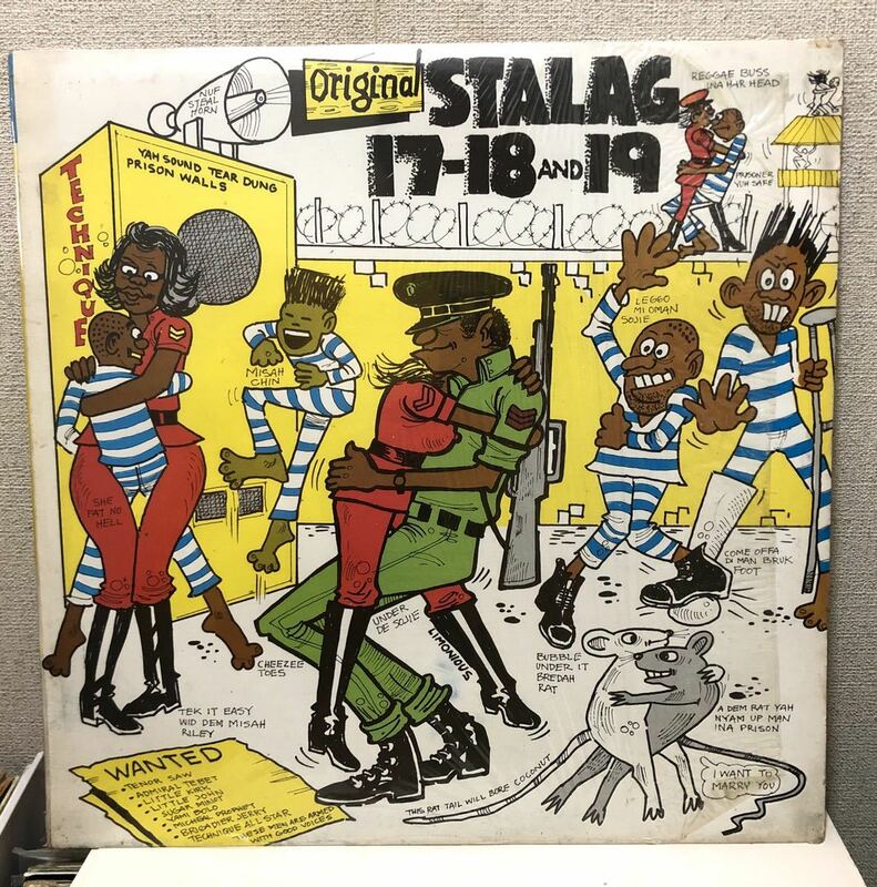 レア 1984 Original Stalag 17 18 And 19 / Various Artist スタラグ ワンウェイ Original Jamaica LP Techniques Tenor Saw Sugar Minott