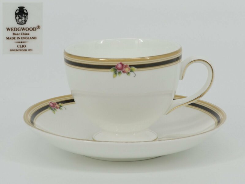 【蔵】ウェッジウッド wedgwood ボーンチャイナ カップ＆ソーサー ティーカップ Y526