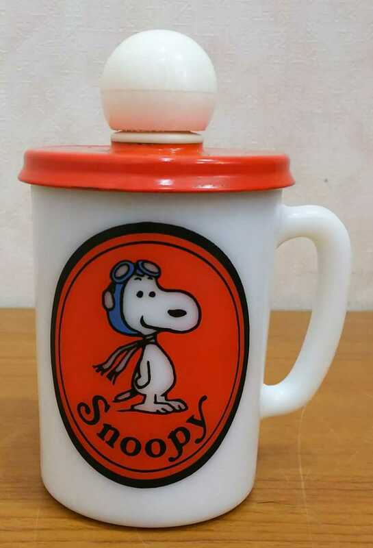 AVON エイボン SNOOPY LIQUID SOAP MUG スヌーピー 1969年 アンティーク USA サイズ:約高さ12㎝×幅(取っ手部分含む)9㎝*