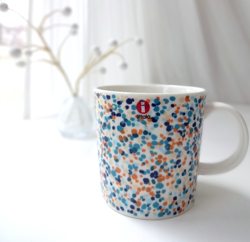 稀少◆新品 Iittala Helle mug Turquoise Oiva Toikka イッタラ ヘレ マグカップ ドット ターコイズ