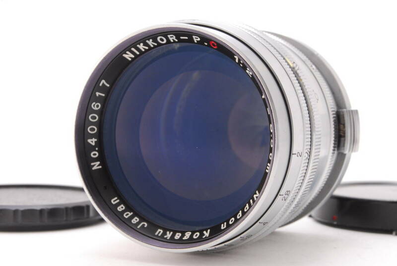 [AB品] Nikon NIKKOR-P.C 85mm F2＊希少Cマーク＊8.5cm＊10582