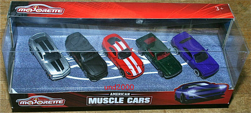マジョレット American Muscle Cars 5台SET ダッジ チャレンジャー SRT バイパー カマロ マスタング GT Dodge Challenger Mustang Camaro