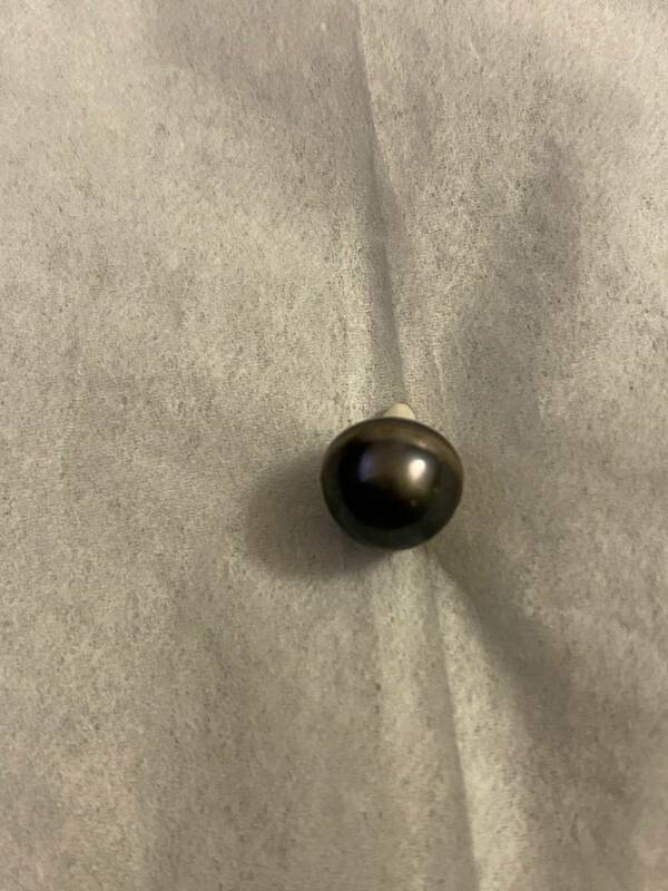 極レア品 本黒真珠 黒色 約９.５ｍｍ １個玉