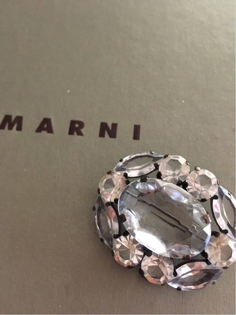 マルニ ビジュー ブローチ MARNI アクセサリー アンティーク クリスタル