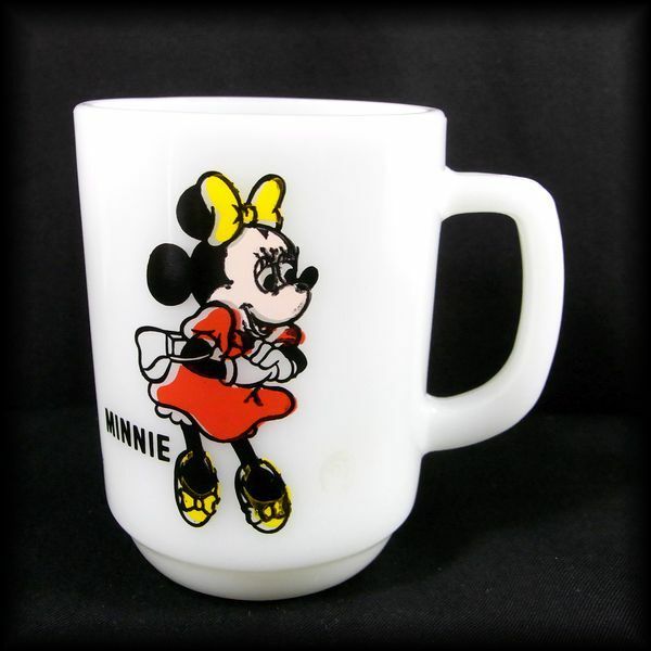 VINTAGE 1980'S Fire King Mug Pepsi Collector Series MINNIE ファイヤーキングマグカップ ミニー No 22