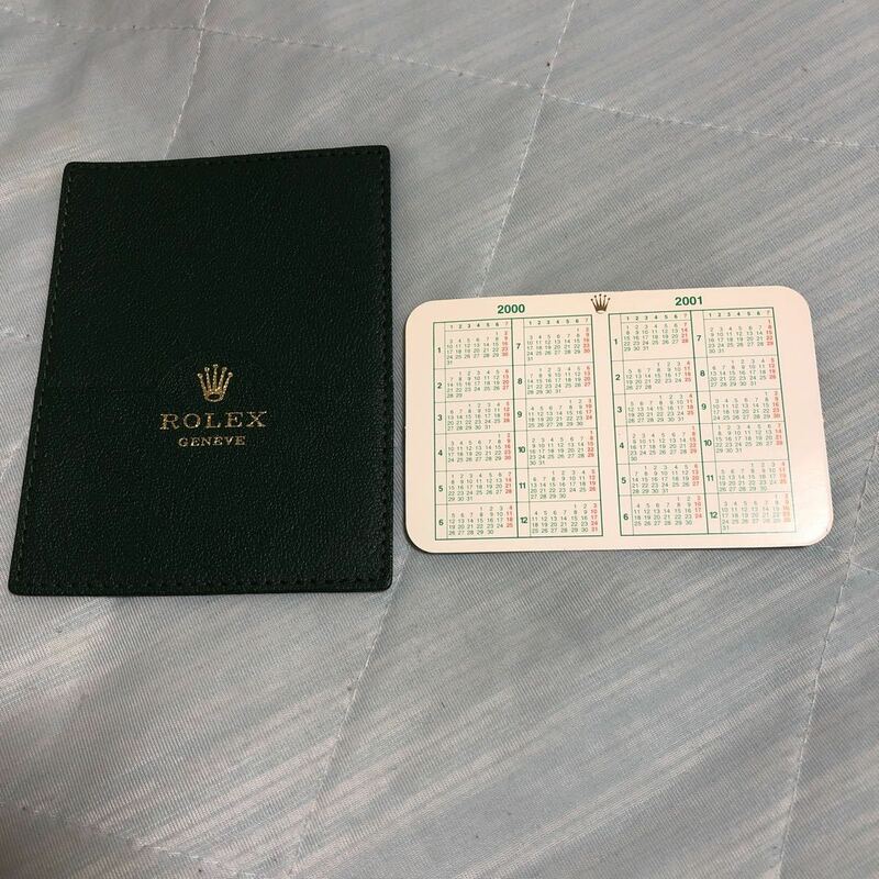 ロレックス カードケース＋カレンダー2000～2001★限定非売品②