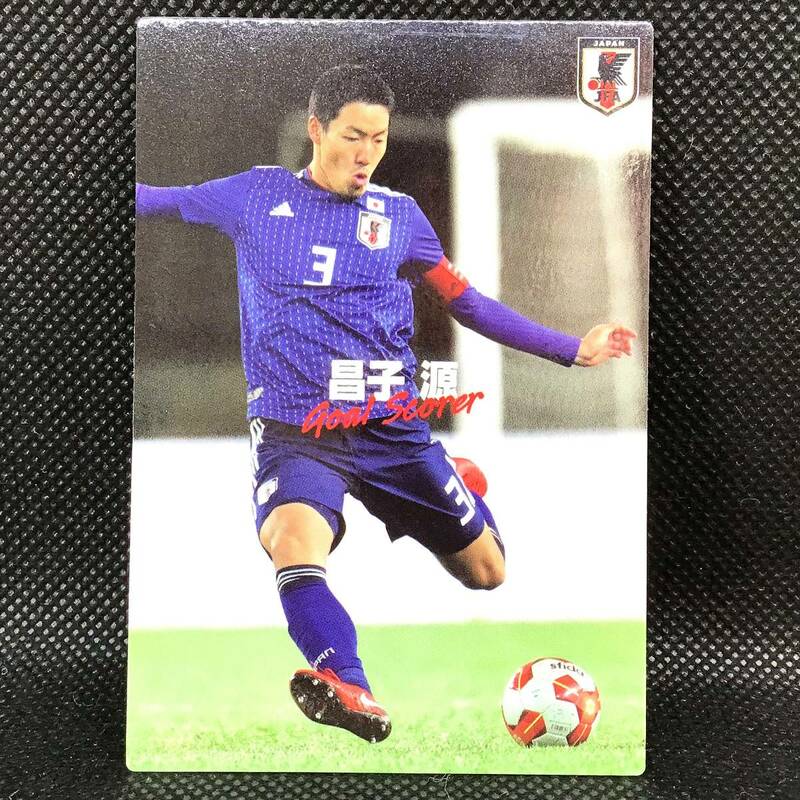 CFP【当時もの】2018 カルビー サッカー JAPAN NATIONAL TEAM CARD GS-1 昌子源 SAMURAI BLUE 