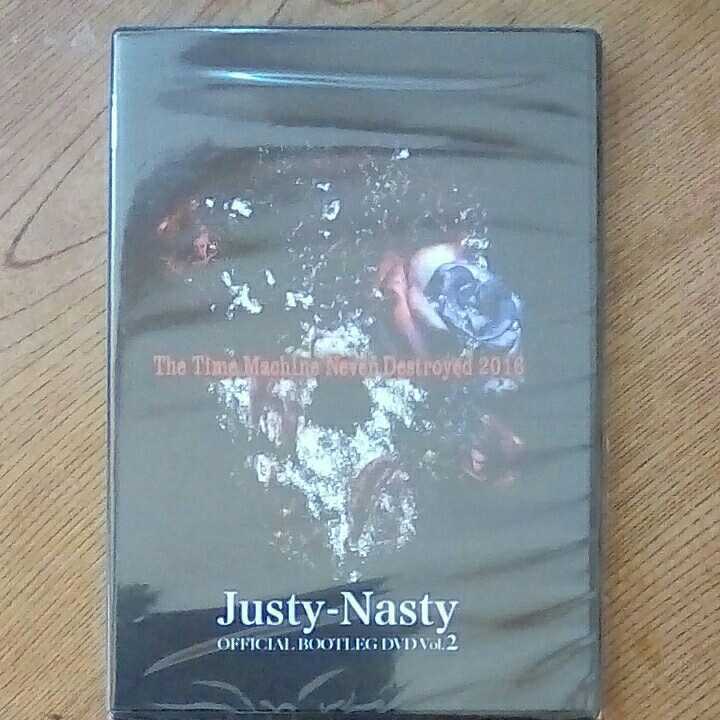 新品未開封 Justy-Nasty The Time Machine Never Destroyed 2016 OFFICIAL BOOTLEG DVD Vol.2 DVD2枚組 D'ERLANGER デランジェ ジャスティ