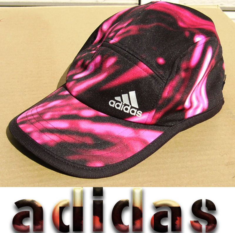 即決■adidas■パープーな頭に黒い心cap■古着