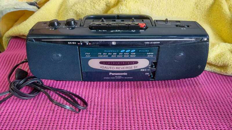 Panasonic ラジオカセットレコーダー RX-FS25 ラジカセ 中古 昭和レトロ ジャンク