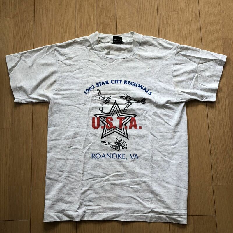 【1990's アメリカ製ビンテージscreenstarsプリントTシャツ】vintage チャンピオンラッセル