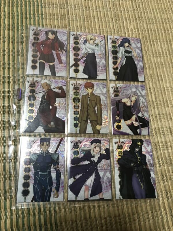 Fate/stay night FACT CARD フルコンプ とバインダー付き