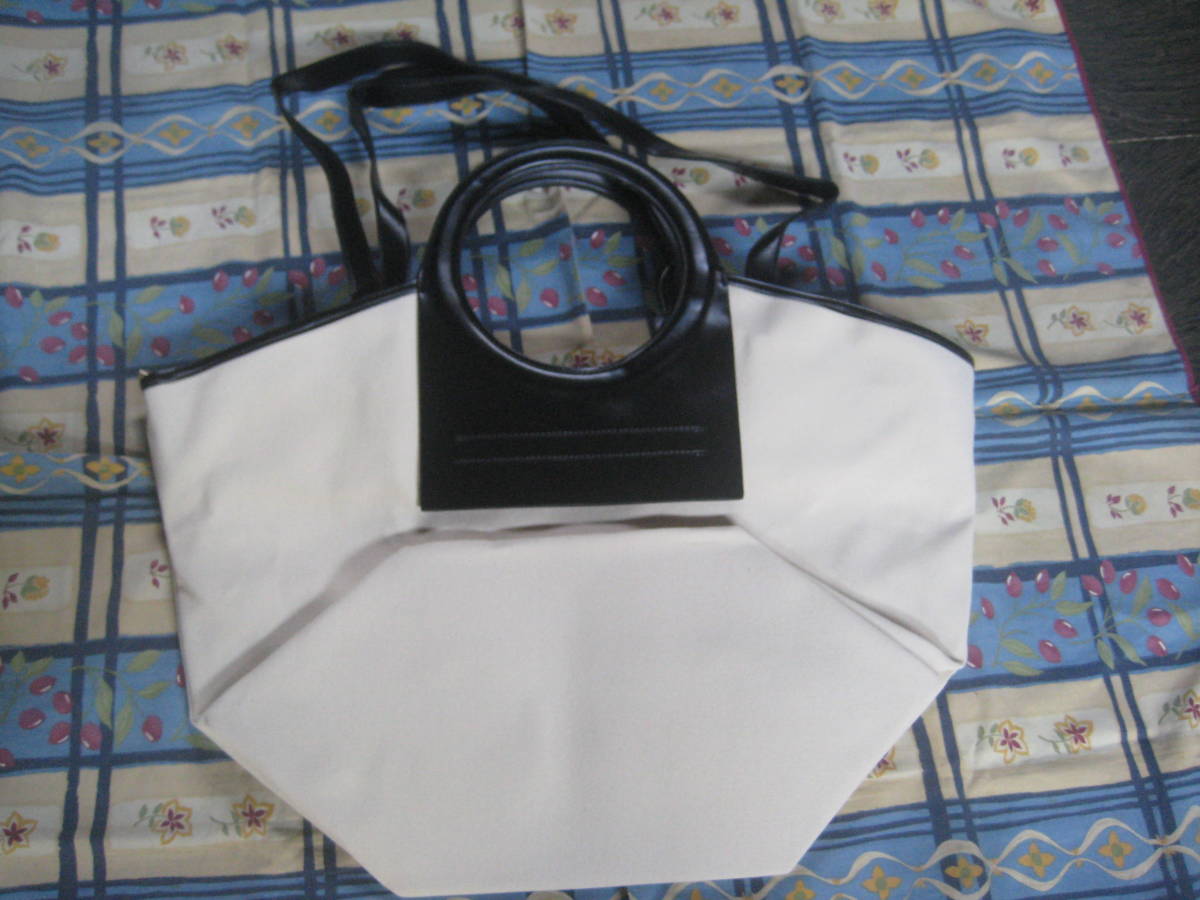♪　　BAE SELECT mamas BAG 　ブラック X ベージュ　未使用　　 ♪