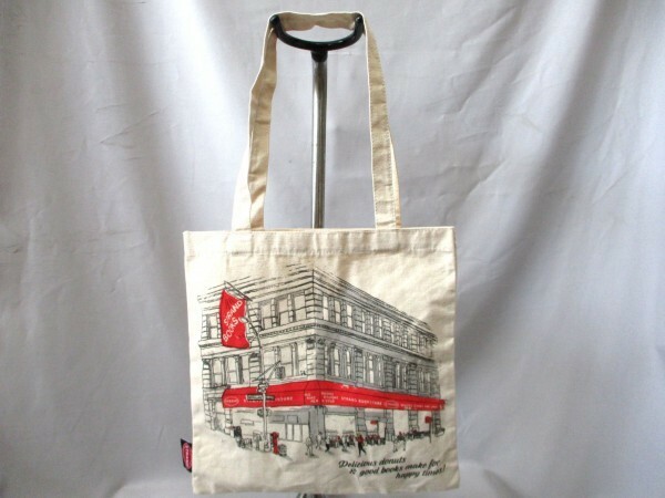 STRAND BOOK STORE×ミスド/ストランドブックストア◇トートバッグ　キャンパス　W34cm