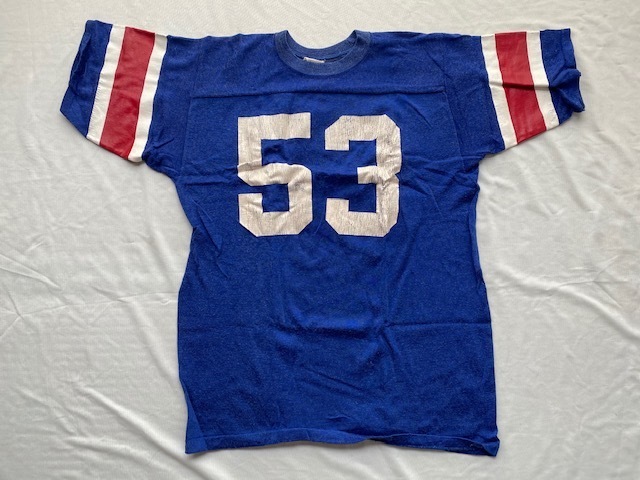 70s USA製 ビンテージ 　フットボール ナンバリング　Tシャツ 　