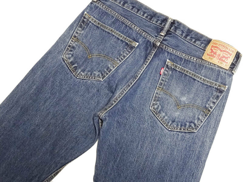 即決【Levi's リーバイス】リーバイス505 約92cm アメカジ インディゴ ストレート 腰履き