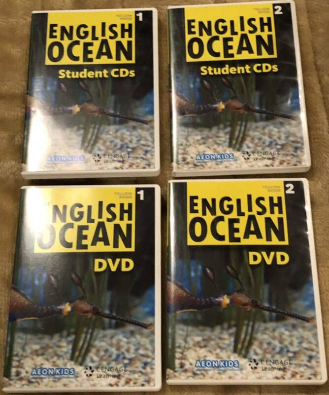 AEON イーオン English Ocean Student CDs & DVD セット