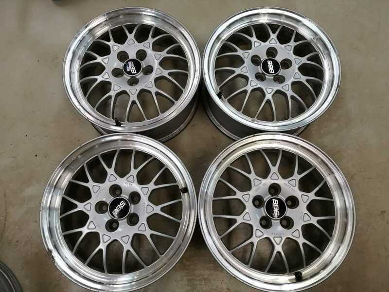 BBS 16インチ 16×6.5JJ ET55 PCD100 5穴 4本 FORGED メッシュ レガシー インプレッサ エクシーガ プリウス 