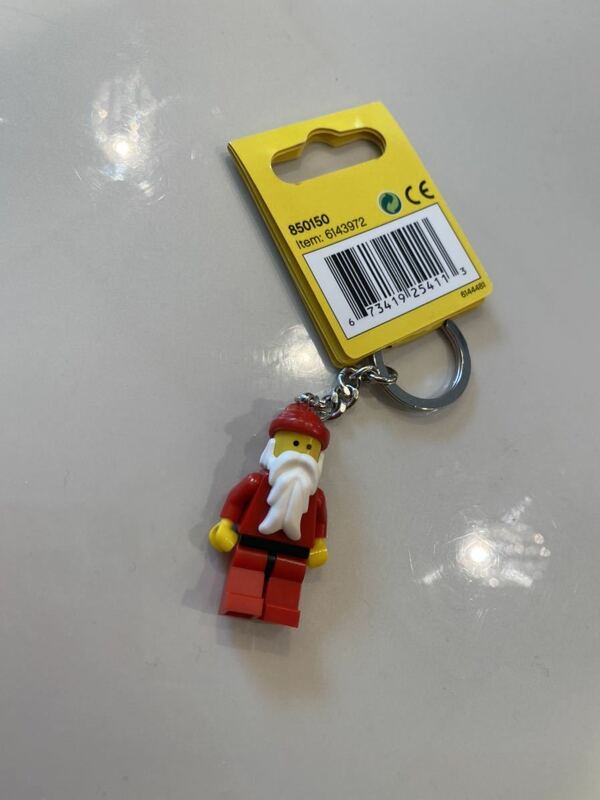 LEGO ミニフィグ レゴキーホルダー クリスマスサンタクロース　新品　730