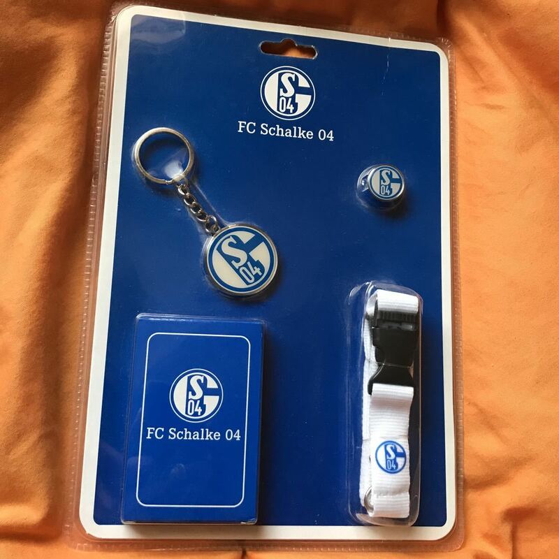 FC SCHALKE 04 キーホルダー　キーチェーン タイピン　ネック　シャルケ　内田　ラウール　サッカー