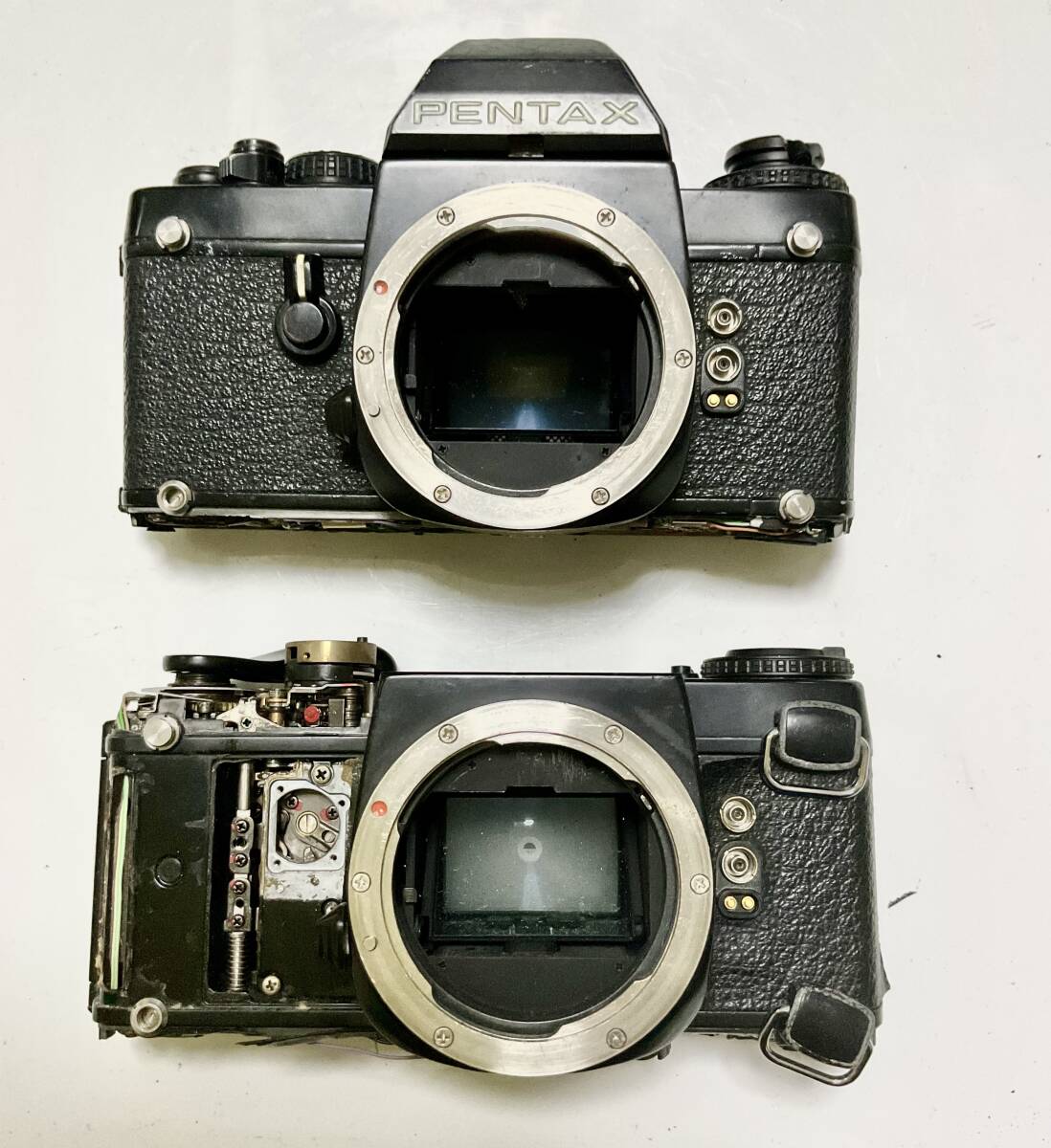 Pentax LX ペンタックスLXボディ2台ジャンク品部品どり