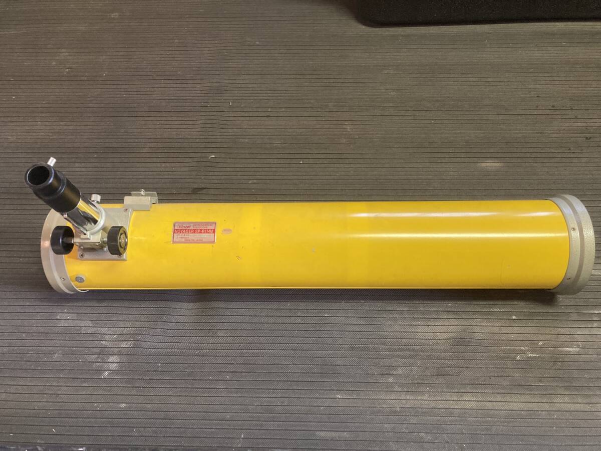 Vixen VOYAGER SP-R114M 天体望遠鏡、貴重な長焦点ニュートン式、月面、木製、土星やアンドロメダ、オリオン、大星雲など楽しめます