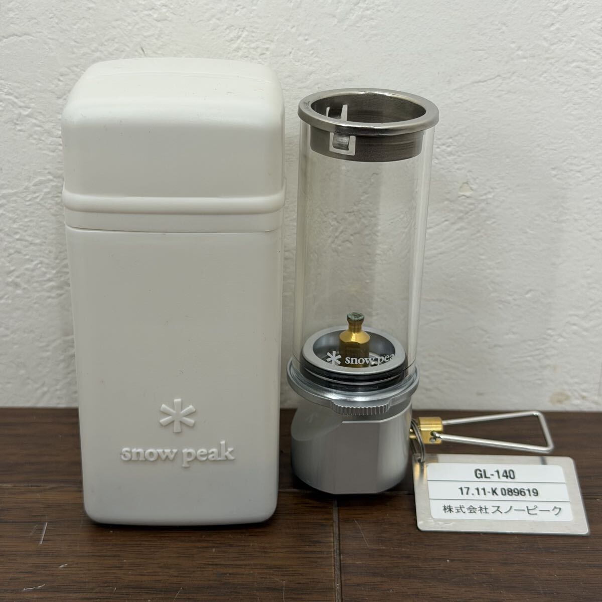 FCK39a Snow Peak スノーピーク リトルランプ ノクターン ガスランタン GL-140 小型ランプ キャンプ アウトドア 収納ケース付属