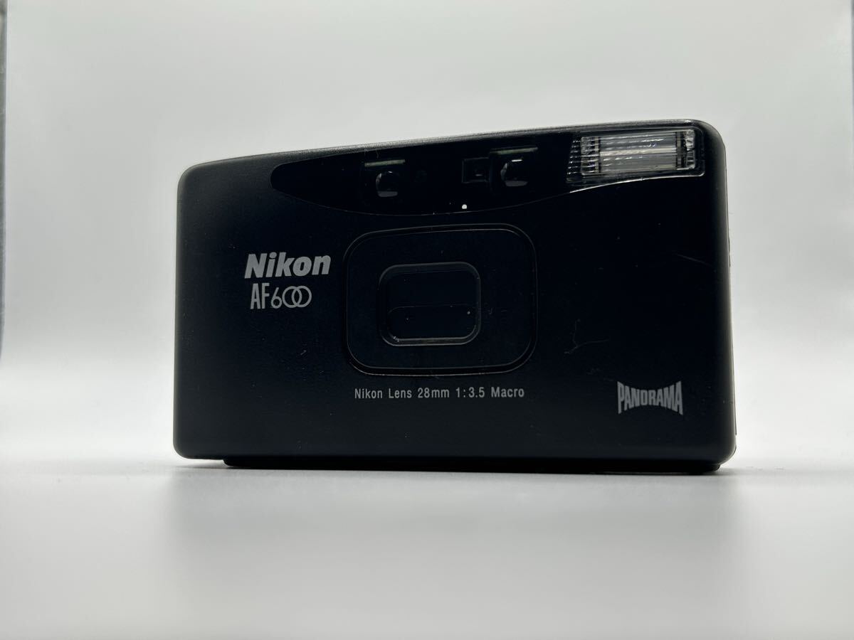 【動作未確認】Nikon AF600 コンパクトフィルムカメラ ジャンク扱い 現状品 Film Camera【092】