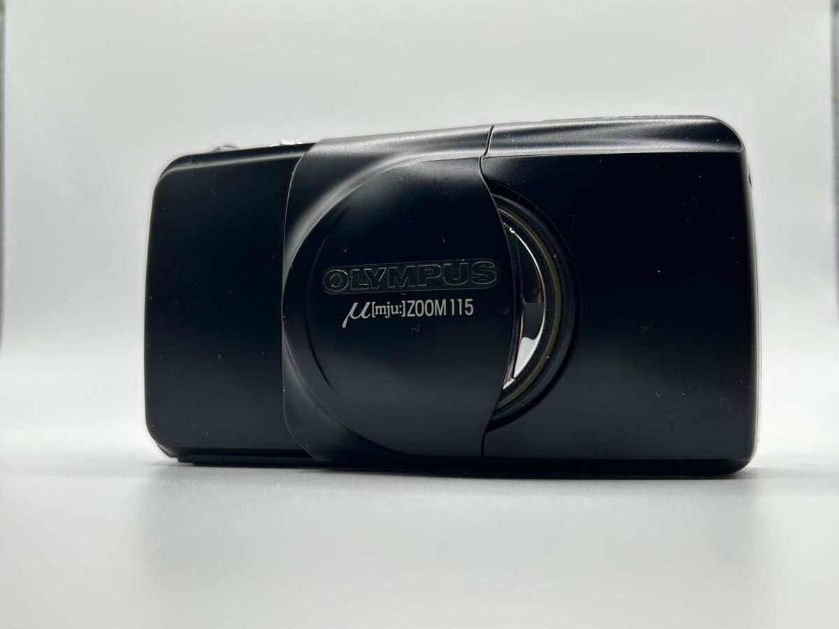 【動作未確認】OLYMPUS μ[mju:] ZOOM 115 コンパクトフィルムカメラ ジャンク扱い 現状品 Film Camera【094】
