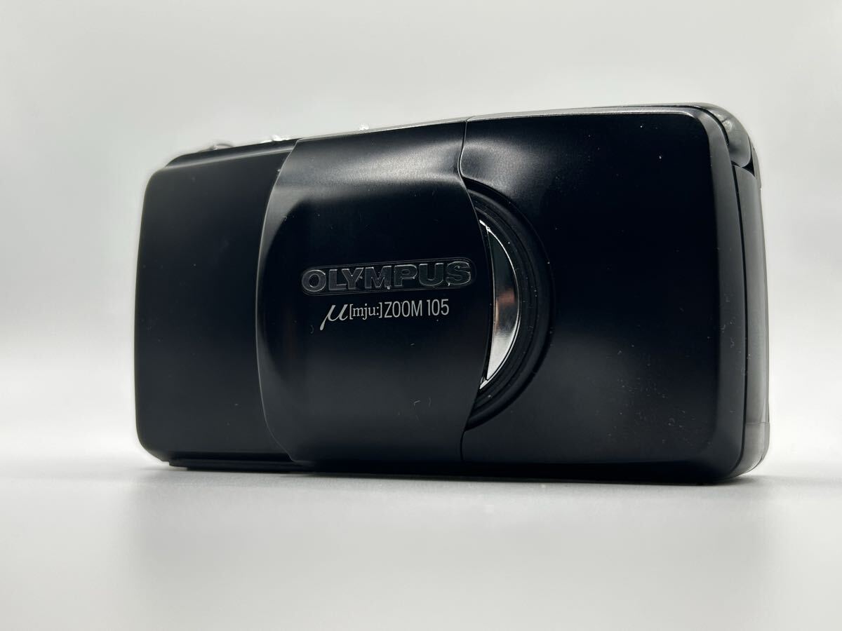 【動作未確認】OLYMPUS μ[mju:] ZOOM 105 コンパクトフィルムカメラ ジャンク扱い 現状品 Film Camera【096】