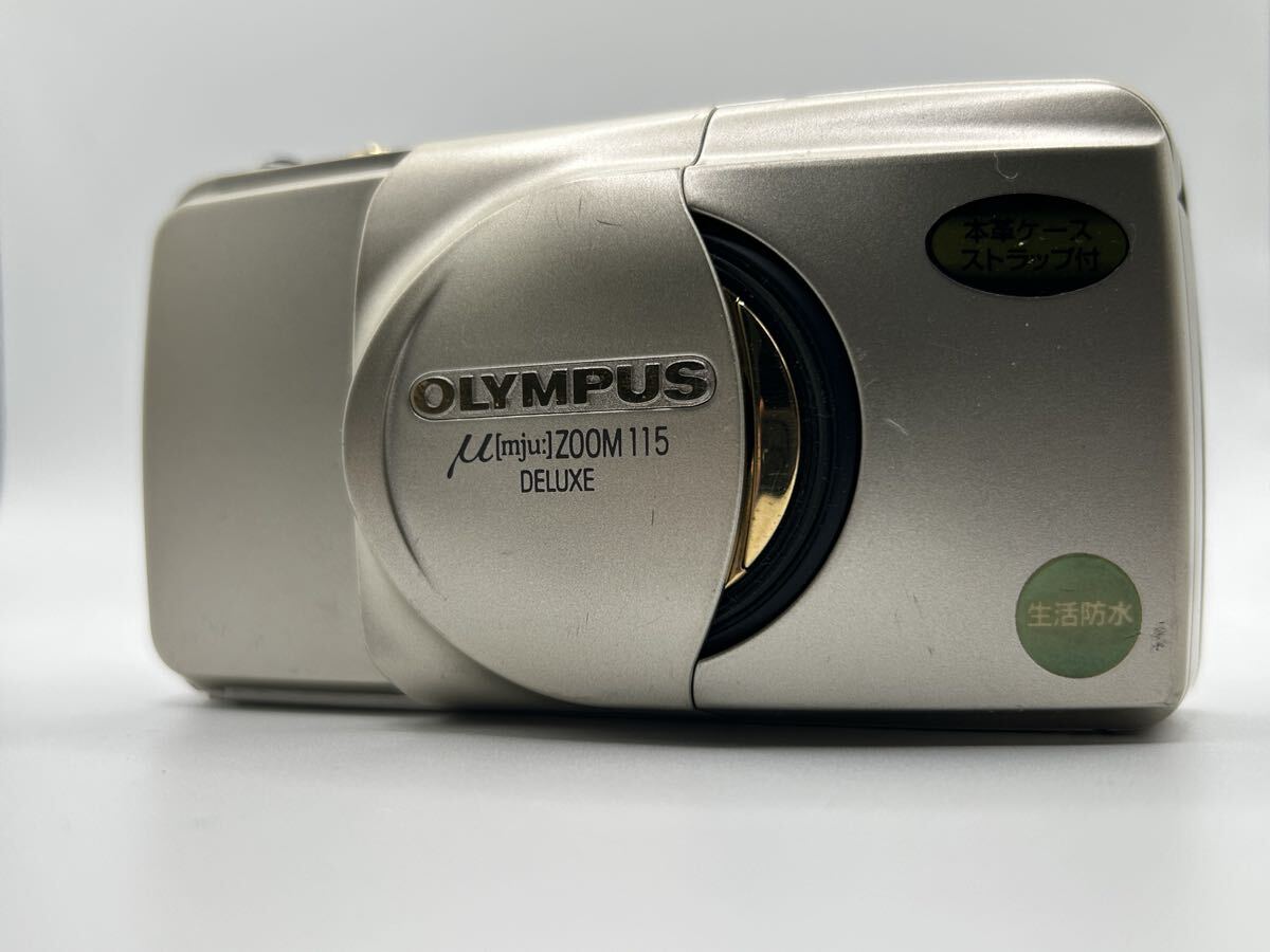 【動作未確認】OLYMPUS μ[mju:] ZOOM 115 DELUXE コンパクトフィルムカメラ ジャンク扱い 現状品 Film Camera【101】