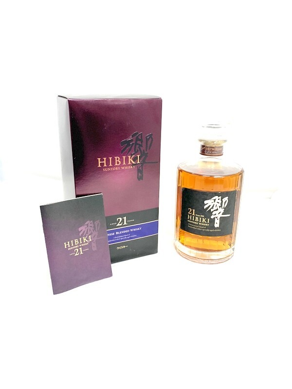【東京都内限定発送】1000円スタート サントリーウイスキー 響 21年 SUNTORY WHISKY HIBIKI 21 years old 700ml 43% 未開栓 冊子,箱付 4E47