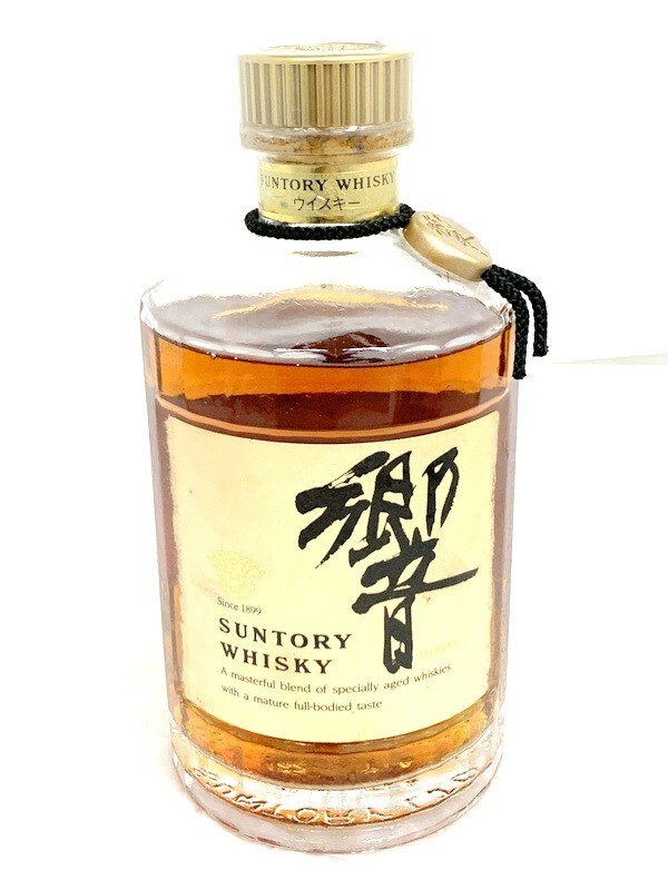 【東京都内限定発送】1000円スタート サントリー ウイスキー SUNTORY HIBIKI 響 金キャップ 裏ゴールド 響マーク 700ml 43% 未開栓 4E46