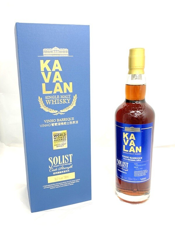 1000円スタート ウイスキー カバラン ソリスト ヴィーニョ バリック カスク ストレングス KAVALAN 台湾 700ml 56.3% 未開栓 冊子,箱付 4E17