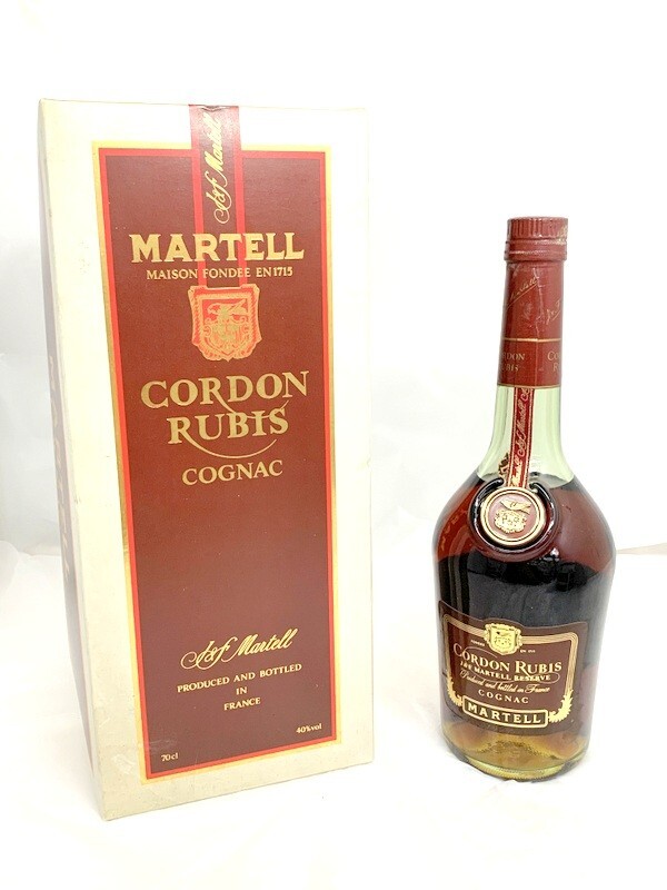 1000円スタート ブランデー コニャック マーテル コルドンルビー COGNAC MARTELL CORDON RUBIS 700ml 40% 未開栓 箱付 4E18