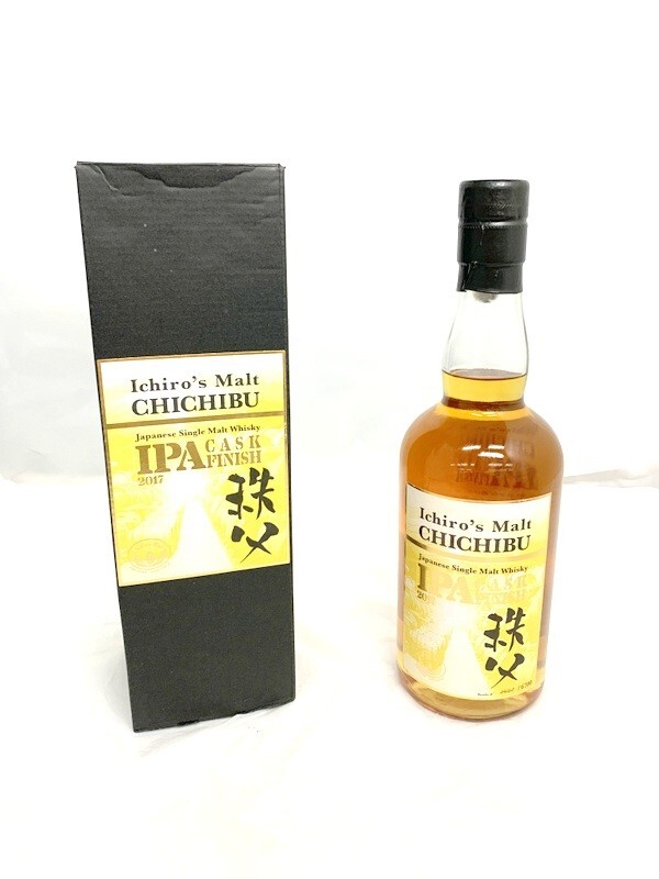 【東京都内限定発送】1000円スタート ウイスキー イチローズモルト 秩父 IPA カスク フィニッシュ 2017 700ml 57.5% 未開栓 箱付 4E12
