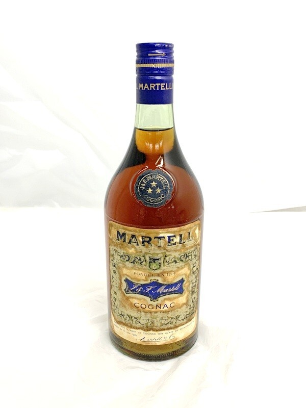 1000円スタート ブランデー コニャック マーテル スリースター COGNAC MARTELL THREE STAR 700ml 40% 未開栓 4E07